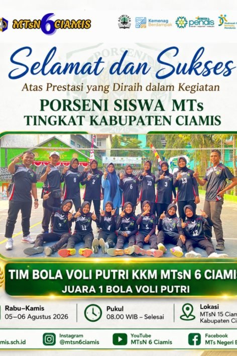 Selamat dan Sukses Tim Bola Voly